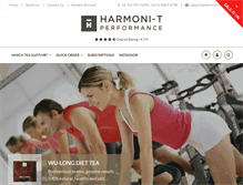 Tablet Screenshot of harmonitea.com